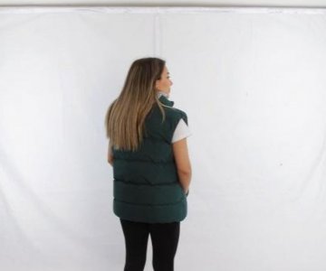 Kadın sıfır kol mont